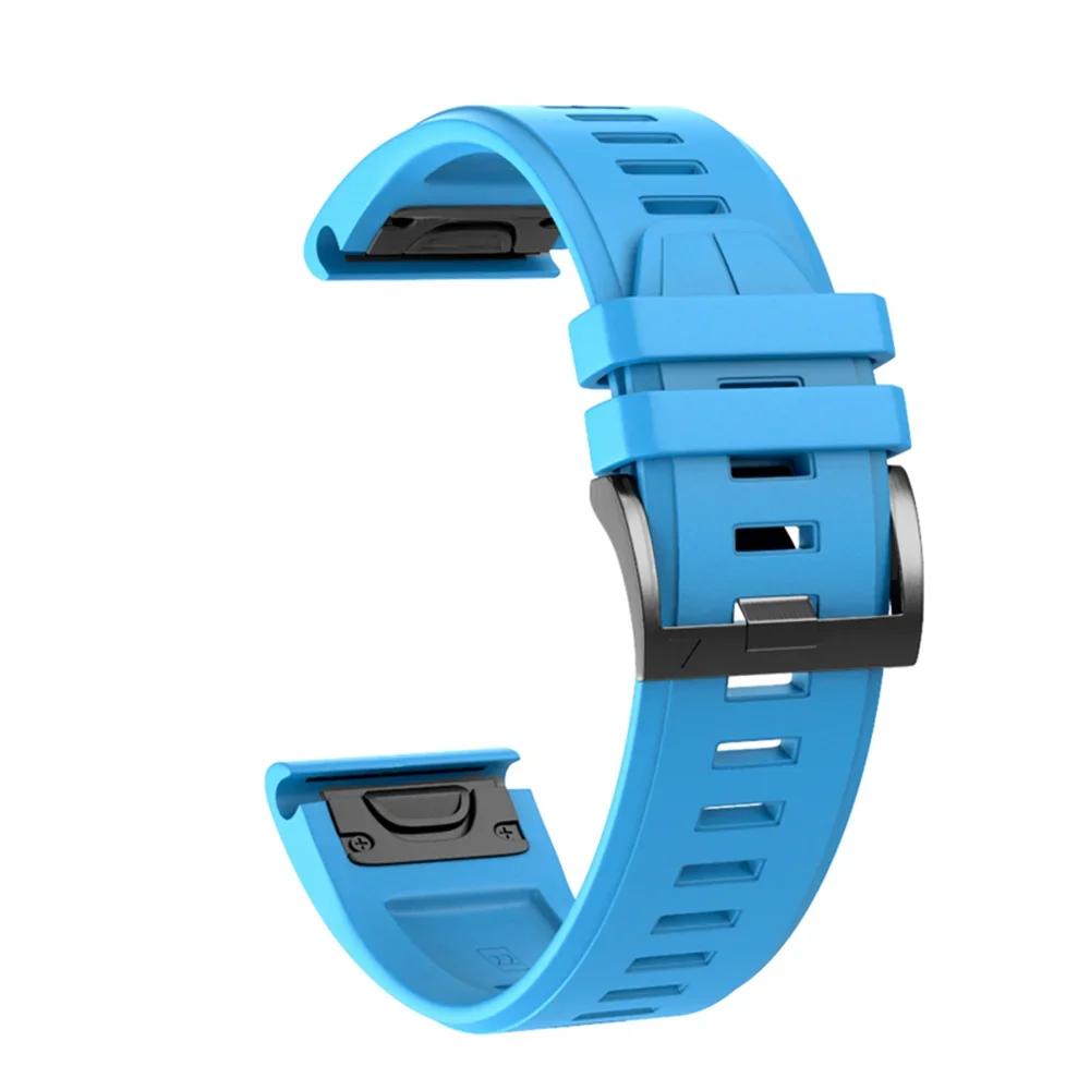 Спортивный силиконовый ремешок для Garmin Fenix E 8 47 мм 51 мм 7 7X браслет для Garmin Enduro 3/Epix Gen Pro QuickFit 22 мм 26 мм ремешок для часов
