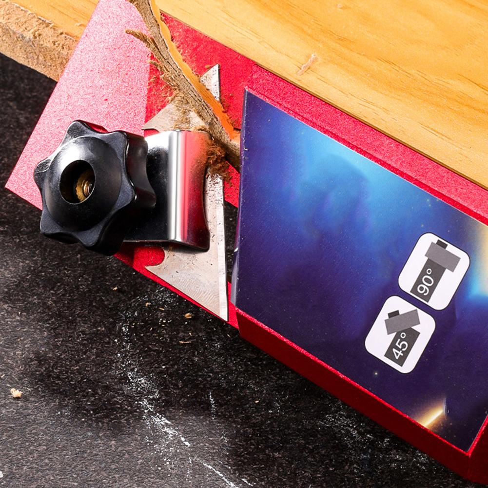 Инструмент для снятия фаски 45 градусов с 10 лезвиями, деревообрабатывающие инструменты, водонепроницаемый, с двойной канавкой, ручной фаскосниматель