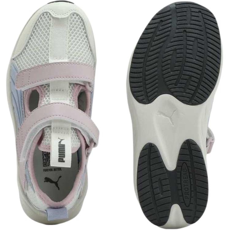 Puma Pounce Lite Тканевые Ct Сандалии Ps Удобные Прочные Низкие Сандалии Детские Сандалии Белый Синий Красный 404324-03