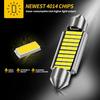10 шт. Светодиодные лампы-торшеры C5W 31/36/39/41 мм Canbus 12 В 3014SMD 6500K Белый Цвет Для Салона Автомобиля, Купола, Чтения, Багажника, Номерного Знака