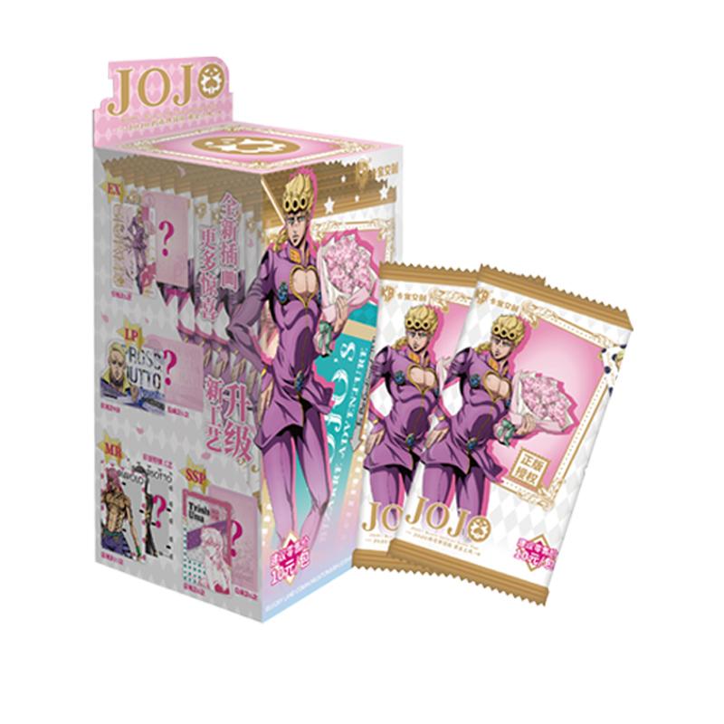 Genuine JOJO's Bizarre Adventure Golden Wind Collection cards Volume 2 Anime Characters Collection Cards Children's Toys Gifts