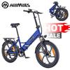 HillMiles Mile 2 20" Городской Электровелосипед 25 км/ч, 350 Вт, 36 В 13 Ач, 7-скоростной SHIMANO, Гидравлические Дисковые Тормоза, 20" Электровелосипед Pedelec для Поездок по Городу для Взрослых