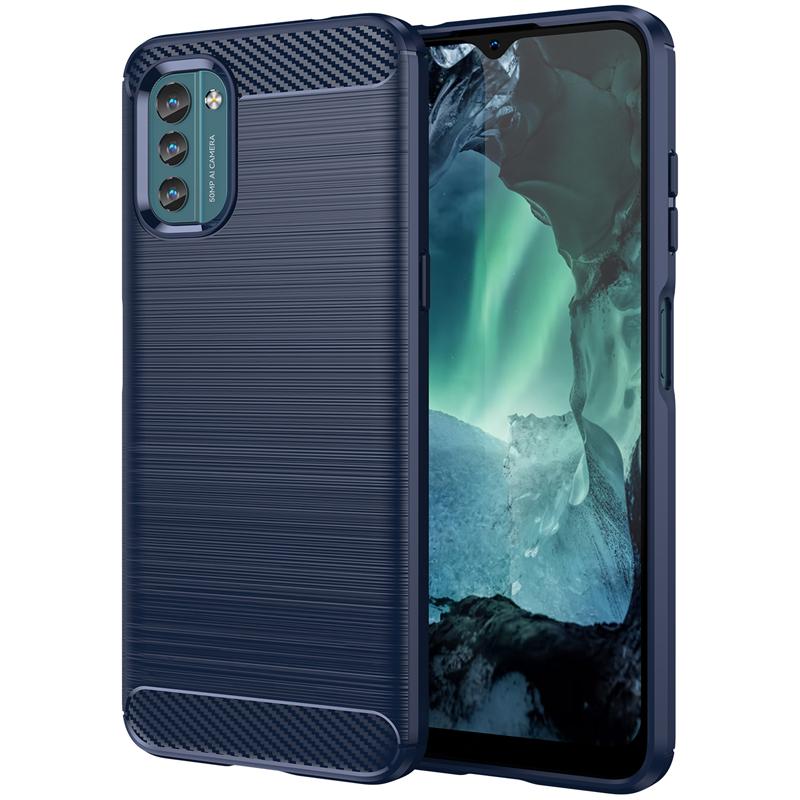 Для Чехол Nokia G21 Чехол для Nokia G21 G11 G20 G10 X100 C21 Plus Силиконовый противоударный чехол из углеродного волокна для задней крышки Nokia G21 Чехол
