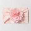 New Jacquard Baby Elastic Headband Cute Solid Color Flower Children's Headband Four Seasons Thin Baby Jewelry