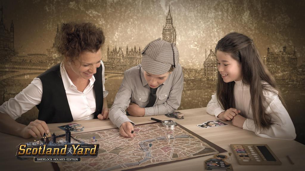 Ravensburger Шотландия Шерлок Холмс 27529 8 Настольная игра Двор (японская версия) (игра-загадка)