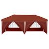 Pop up Party Tent 575 x 288 x 245 cm Terracotta