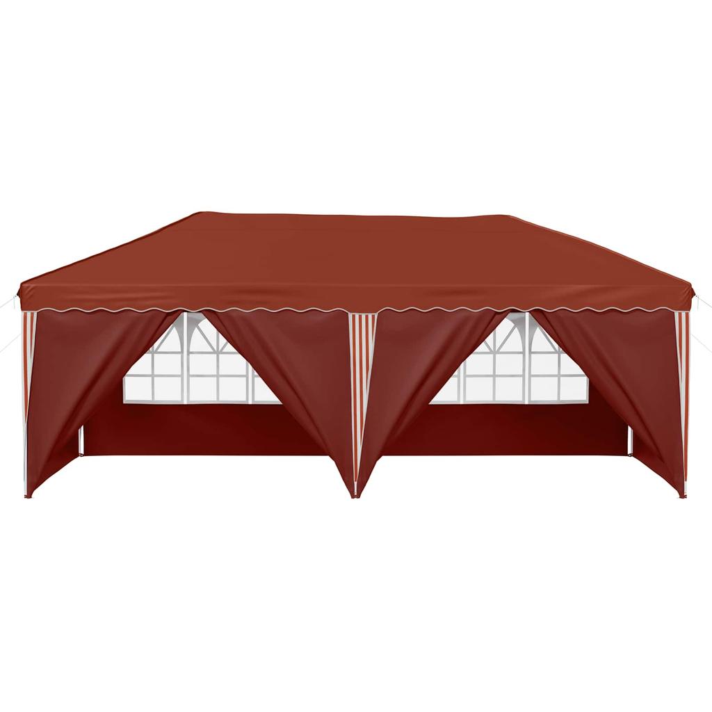 Pop up Party Tent 575 x 288 x 245 cm Terracotta