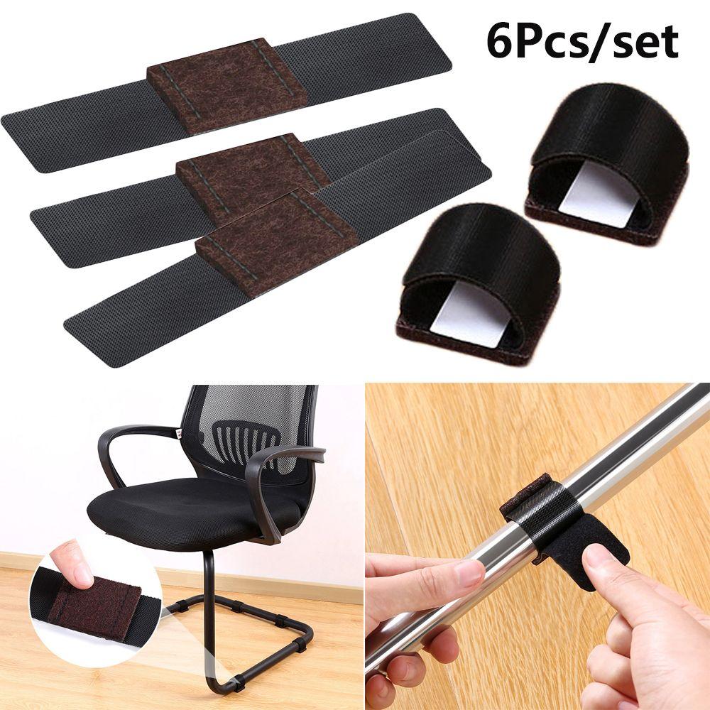 Glides Durable U Shaped Non-slip Anti-front Tilt Damper Stool Tube Caps Pipe Clamp Chair Leg Pad