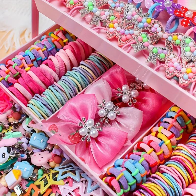 Тематический набор аксессуаров для волос | Включает резинки для волос, заколки, зажимы-бабочки и аксессуары в форме цветов - Идеально для повседневного использования