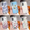 For Oppo A35 A58 A17 A15 A15S A16 A16S A17K Phone Cover Pretty Flower Pattern Soft Clear Silicone Shockproof Protective Ultra Thin Case For Oppo Shell