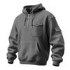 Men's Solid Color Sweatshirt Hoodie Men's Sports Large Size Casual Sweatshirt