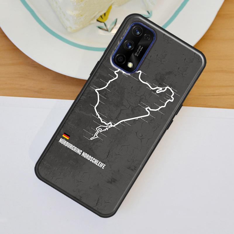 Чехол F1 Formula 1 Racing Circuit для OnePlus 11 10 Pro 10T Nord 3 2T CE 2 Lite Realme C55 C35 C33 C31 C30 C21Y GT Neo 5