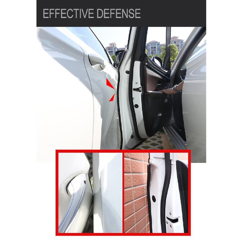 Новая черная резиновая уплотнительная лента для стойки двери автомобиля, закрывающий край уплотнитель погоды, большой O-U-образный тип 5 м