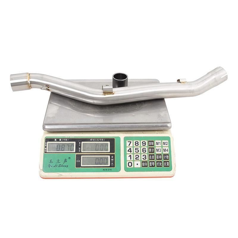 51MM Exhaust Pipe For Suzuki DR650 \ S \ SE 19-22 Motorcycle Muffler Mid Link Pipe Escape Connect Tube Slip On Stainless Steel