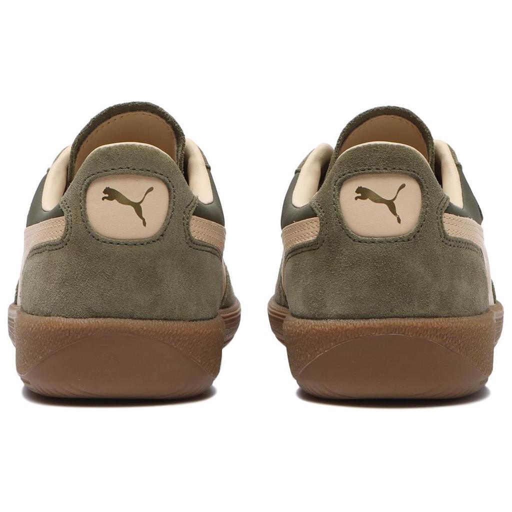 Puma Серия Palermo Billys Удобные Универсальные Прочные Низкие Кроссовки Унисекс Коричневый Зеленый 399993-01