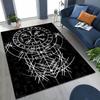 Скандинавский символ воина-викинга Вальхалла Валькнут Руна Мото ковер для спальни гостиной дивана домашний придверный коврик декор,нескользящий коврик для пола