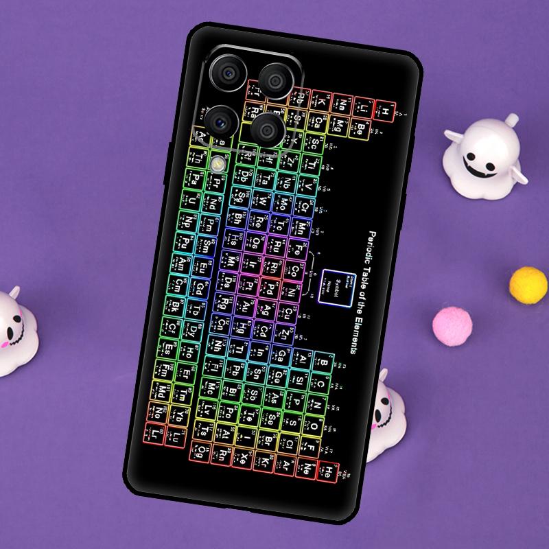 Химия Периодическая таблица элементов Чехол Для Samsung Galaxy M32 M52 M12 M13 M33 M23 M53 M15 M55 M31 M51 M14 M34 M54 M20 Чехол