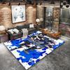Blue Lock Soccer Custom Name Carpet Rug For Living Room Bedroom Home Sofa Decoration Kids Play Nonslip Floor Mat