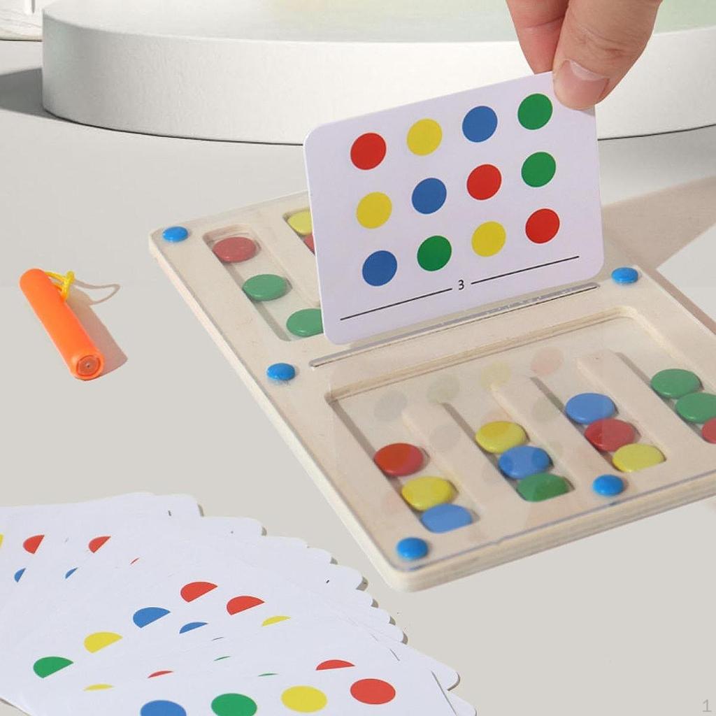 Color Matching Puzzle Toy Brain Teasers for Shape Playing 2 Player