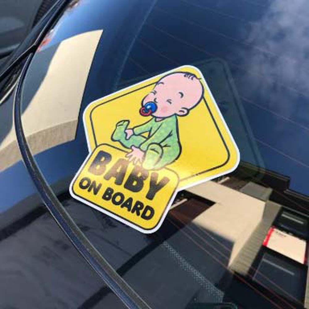 Car Exterior Accessories Baby on Board Sticker Reflective Vehicle Car Signs Children/Kids