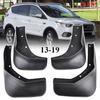 4pcs Molded Mudguards Mud Flaps Splash Guards MudFlaps Fender Protector For Ford Escape Kuga 2013 2014 2015 2016 2017 2018 2019