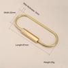 Brass Screw Lock Camping Survival Carabiner Key Ring Accessories