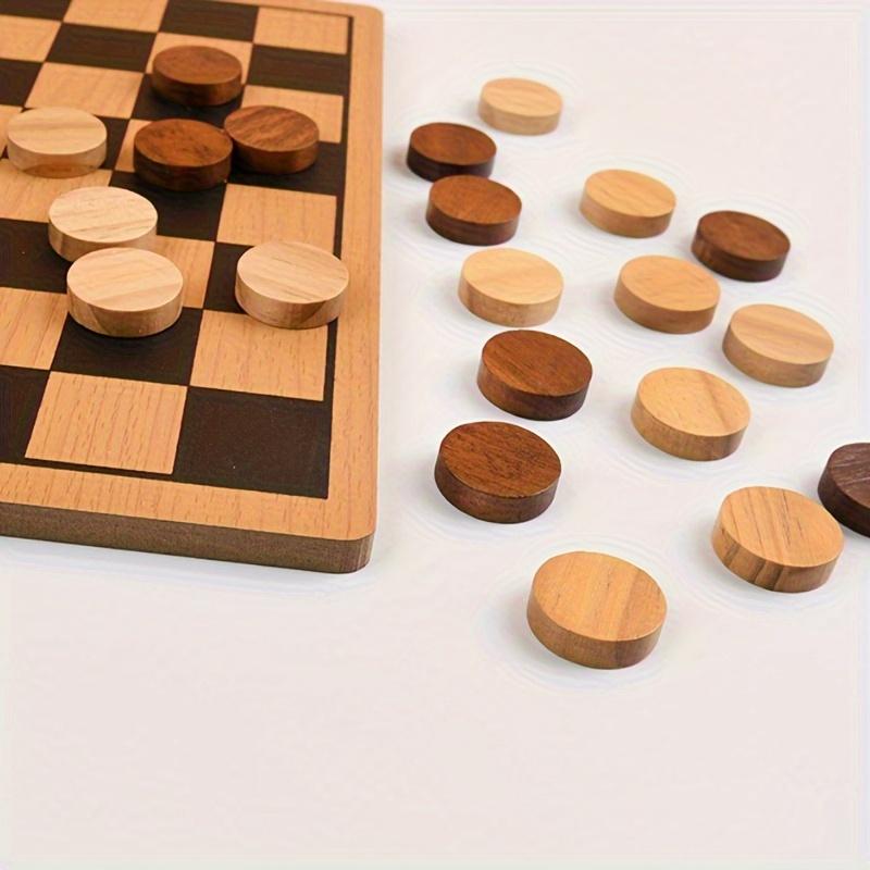 WTEMPO Международная шахматная настольная игра, 1 шт., шахматные фигуры с прыжками, домашняя шахматная доска, шашки, черно-белые наборы шахмат для игры в монополию Go Gobang