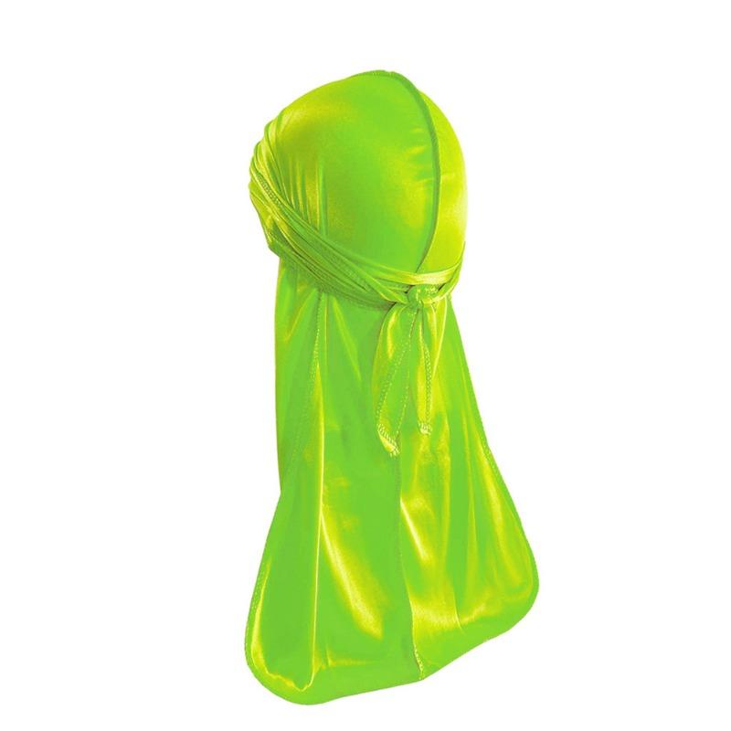 Уличный танцевальный велоспорт шарф на голову на резинке эластичный утолщенный плотный легкий тканевый длинный хвост шляпа SILKY DURAG