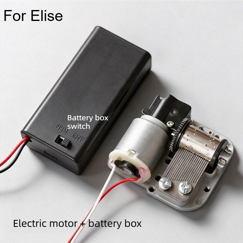 1.5V Electric Music Box Movement Metal Mini Diy Gift Music Mechanical Decorative Collectibles for Girl Boy Friend Birthday Gifts