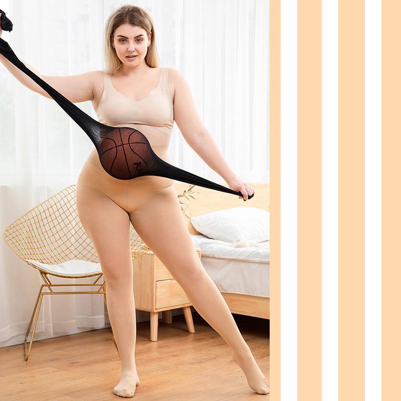 Женские эластичные колготки больших размеров