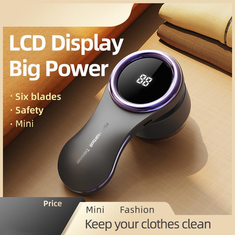 Digital Clothes Lint Remover with Display - Household Lint & Hair Shaver.