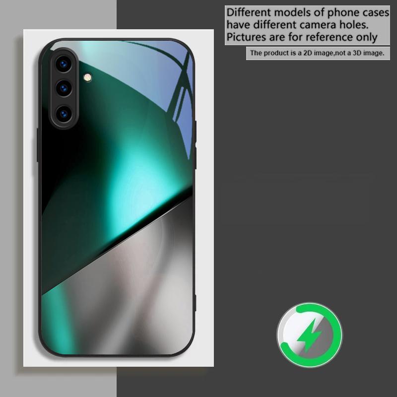 Загадочный цвет и свет Для Samsung Galaxy S26 Ultra S20 FE S21 S22+ S23 Plus S24 Ultra 25 Edge Для Magsafe Стеклянный чехол для телефона