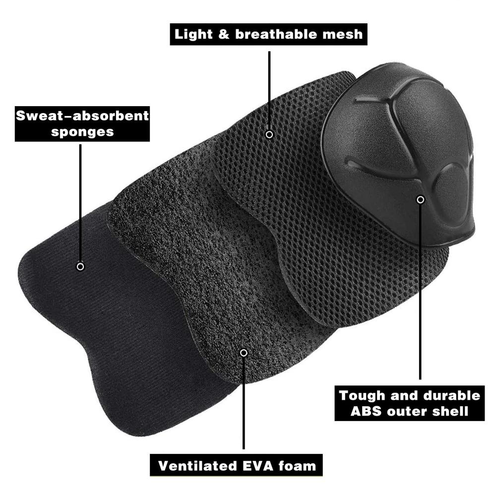 Детское защитное снаряжение, наколенники и налокотники 6 в 1, комплект с защитой запястий и регулируемым ремнем для катания на велосипеде, самокате