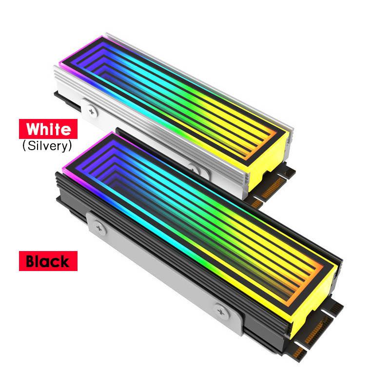 5V ARGB Sync Компьютер 2280 SSD M2 Радиатор ПК RGB M.2 Nvme Кулер Радиатор Эффект Бесконечной Бездны