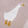 2024 Mimixiong Newborn Knitted  Baby Animal Duck Pattern Blankets Babies Swaddle Knitting Cotton  Blankets Bedding
