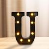Light Up Black Alphabet Marquee Letter Sign Engagement Night Lamp Decoration