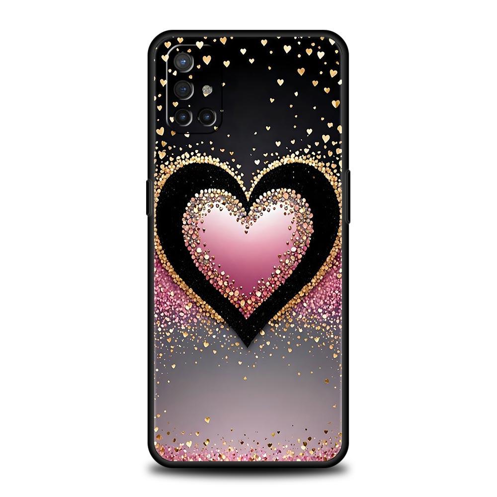 Phone Case For Oneplus 13R 13 12 10T 11 R10 Nord N100 N200 N10 9 9R CE 2 3 Z Pro Lite Soft TPU Cover Colored Love Heart Printed