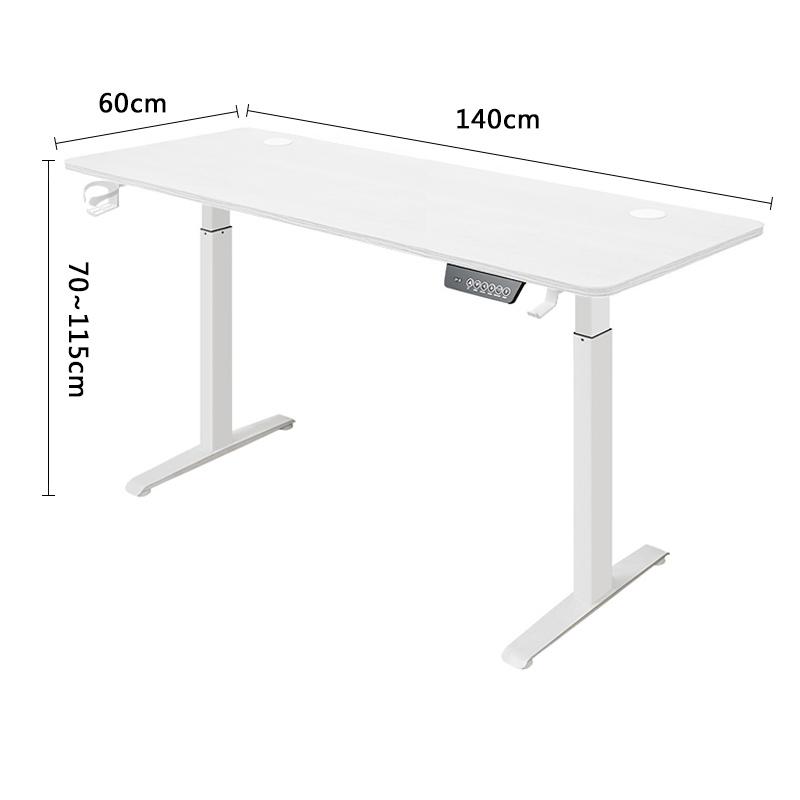 Height Adjustable Desk Motion Electric Stand Up Down Computer Table Modern Lift Motorized Gaming Desktop For Home Office Desks