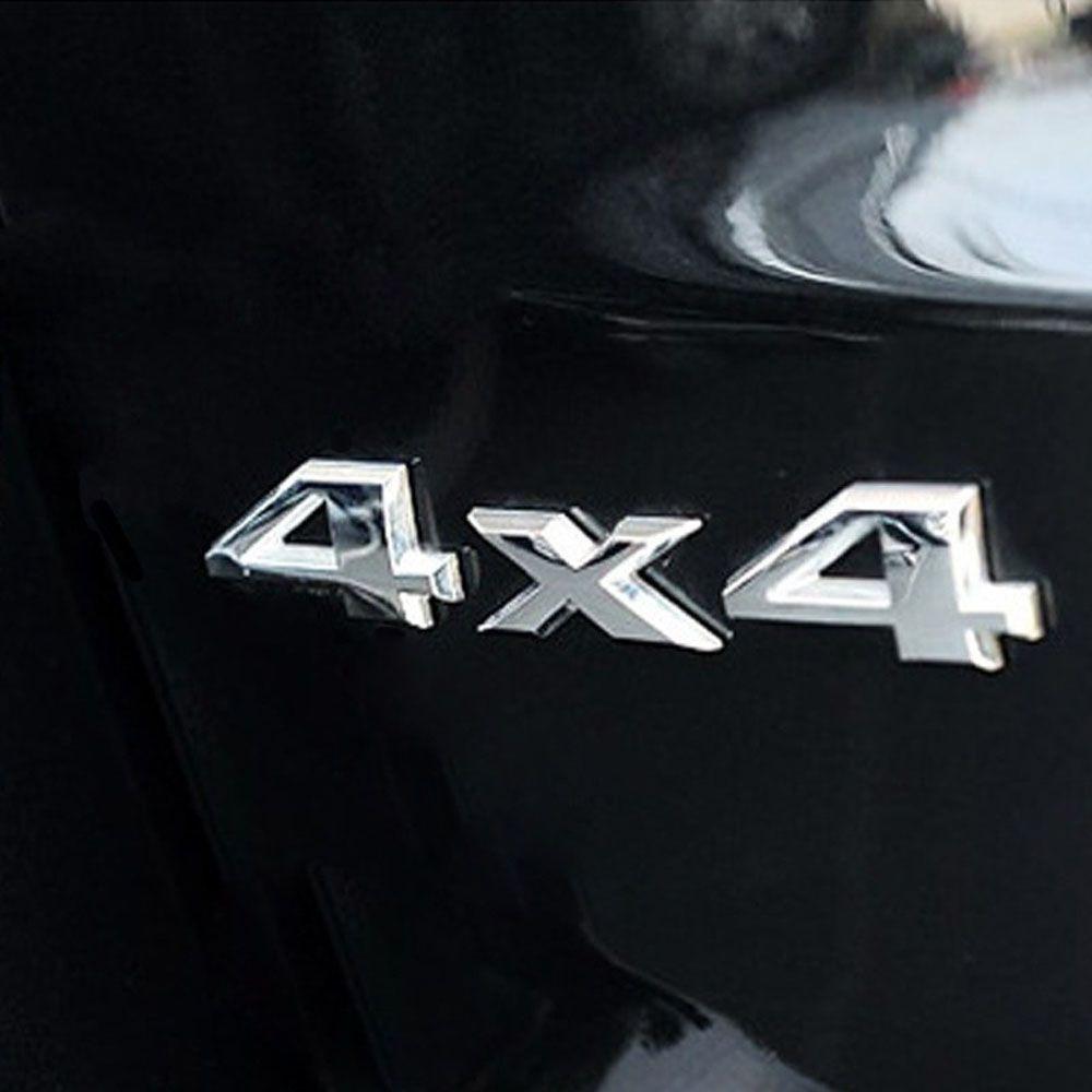 Black Stylish 3D 4X4 Logo Motor For SUV Emblem Badge Car Sticker Car-styling Auto Decals