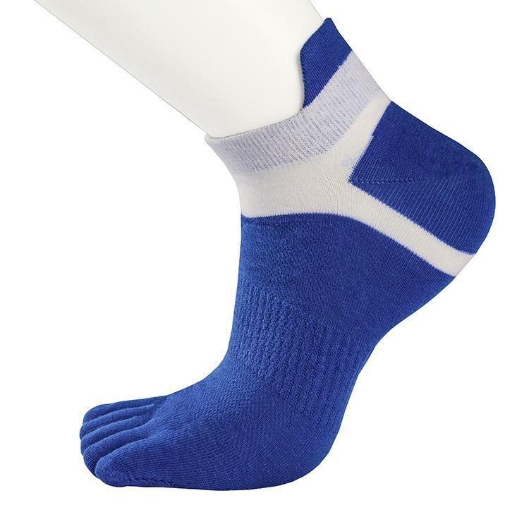 Men's Korean Cotton Split Toe Five-Finger Socks – Breathable, Sweat-Absorbent, Short, and Thin for Summer