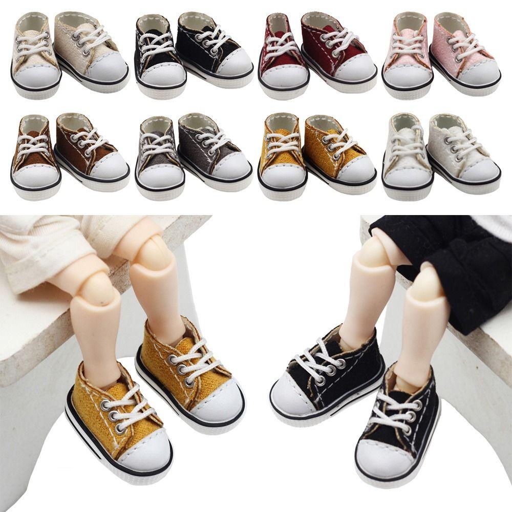 Новая Кукла Подарок Игрушки Сделай Сам Повседневная Одежда Обувь Кукла Холщовая Обувь Аксессуары для Одежды Модные Кроссовки