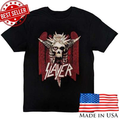 Футболка-трибьют Slayer South of Heaven с графическим принтом, футболка для группы хэви-метал/рок, унисекс