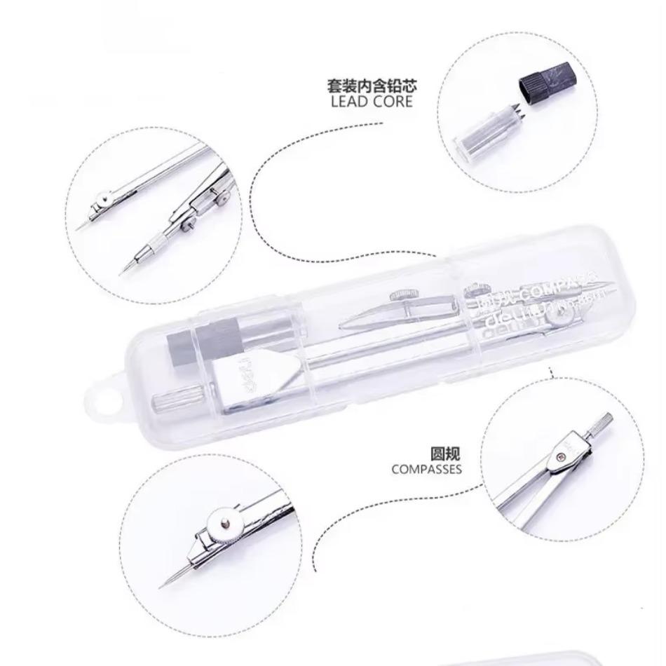 1 шт. Дизайн инженерных и технических чертежных инструментов для металлического набора циркулей, инструменты для механического черчения для экзаменов