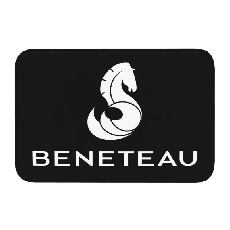Beneteaus Sailing Boat Logo Doormat Non-Slip Kitchen Bath Mat Toilet Floor Door Entrance Carpet Rug