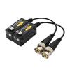High Clear Security Camera Converters Video Balun With BNC Interfaces Using Cat5e Cat6 Cable For 300M Signal Extension