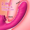 Вибратор для лизания языка 2 в 1 для взрослых женщин, секс-игрушки, фаллоимитаторы, вибраторы, стимулятор клитора с 20 скоростями, вибраторы, секс-продукт