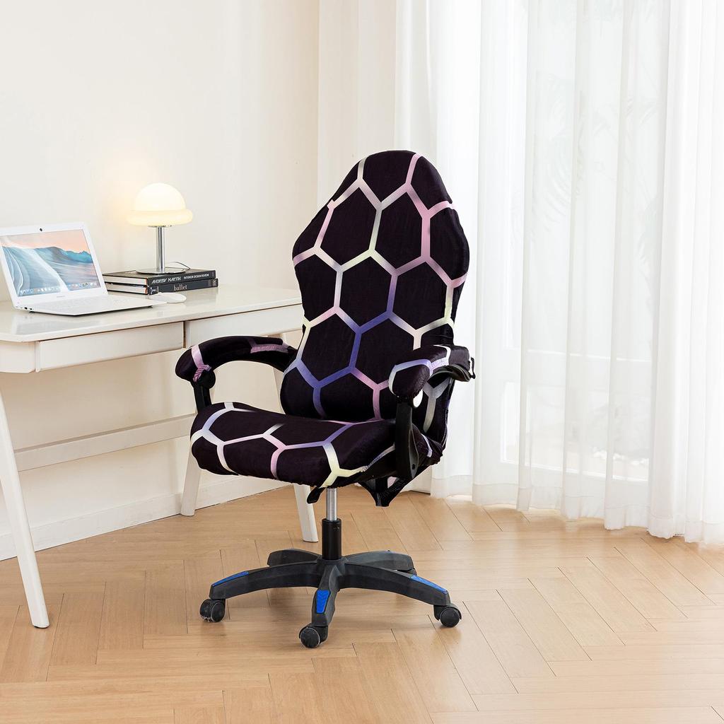 Чехол для игрового кресла Silver Fox Velvet: Пылезащищенный, эластичный, идеально подходит для офисных кресел или кресел интернет-кафе.