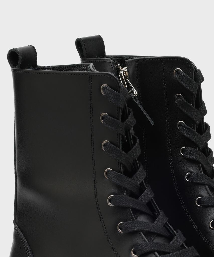 Firenze Atelier [Vibram] Hidden Zipper Round Toe Army Walker 9300 [Fg Black]