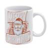 Белая керамическая кофейная кружка 11 унций с принтом по бокам и термостойкой поверхностью, отлично подходит для ежедневных перерывов на горячий чай, молоко, какао и другие напитки.