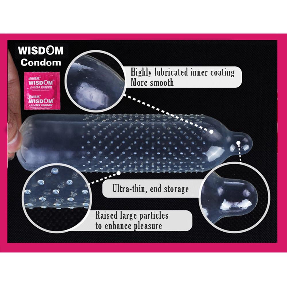 10pcs Delicate Latex Condoms Delay Penis Rings Contraception Tools Condom Sex Products